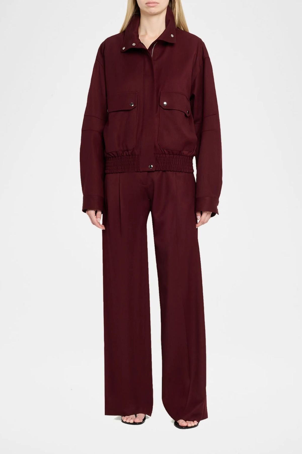 Proenza Schouler Aviva Jacket - Oxblood