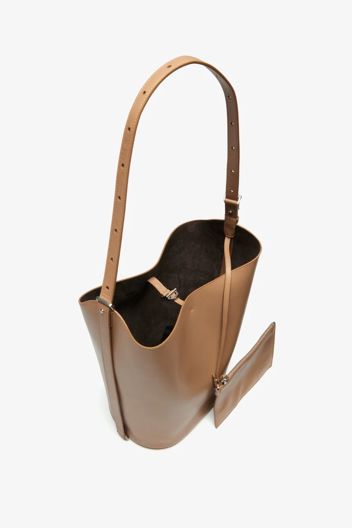 Proenza Schouler Brant Bucket Bag in Smooth Calf - Cumin