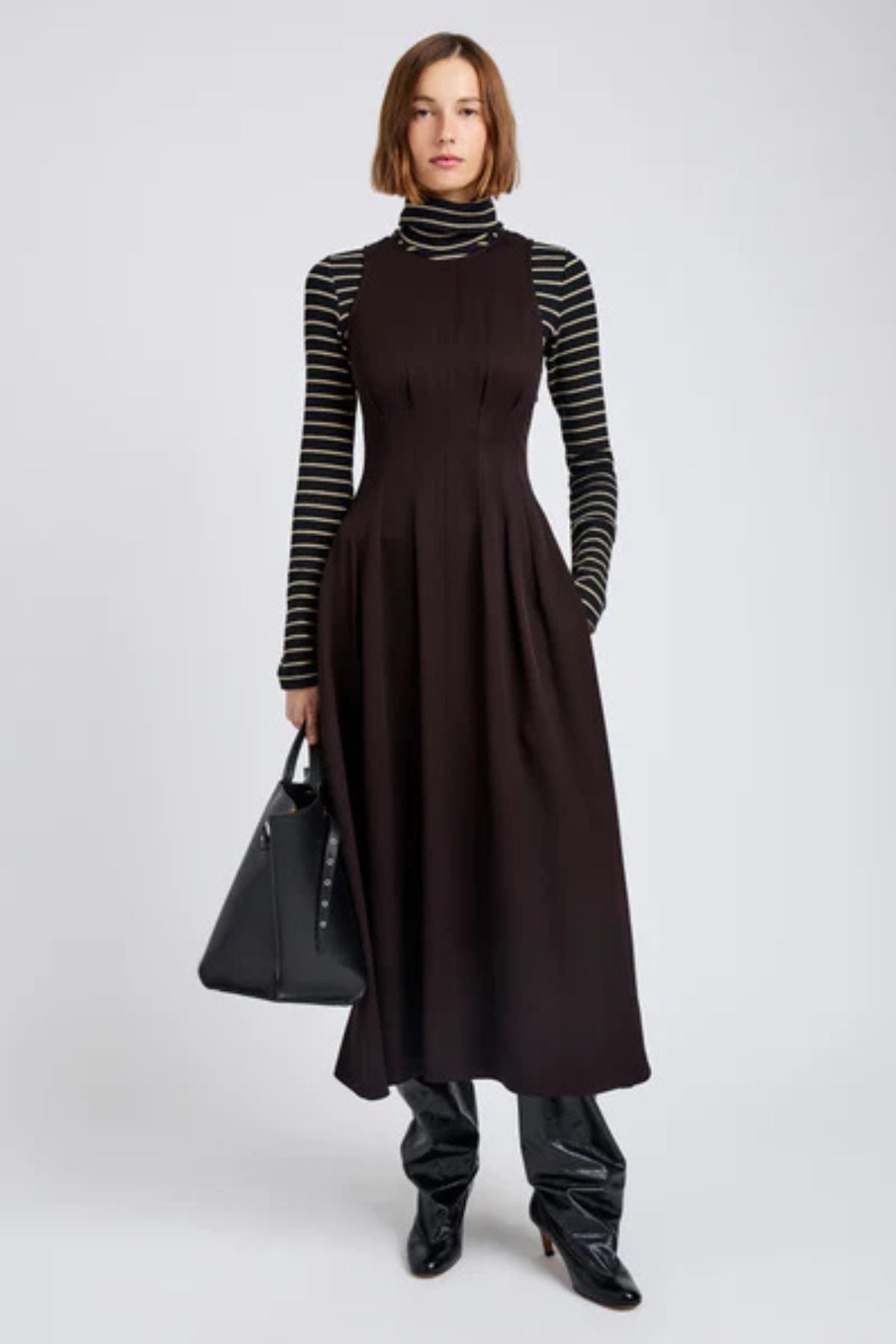 Proenza Schouler Bronwyn Dress - Chocolate