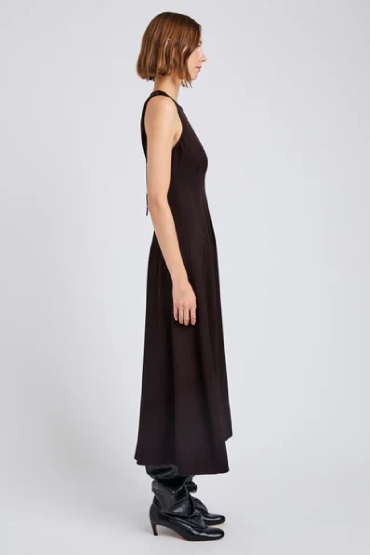 Proenza Schouler Bronwyn Dress - Chocolate