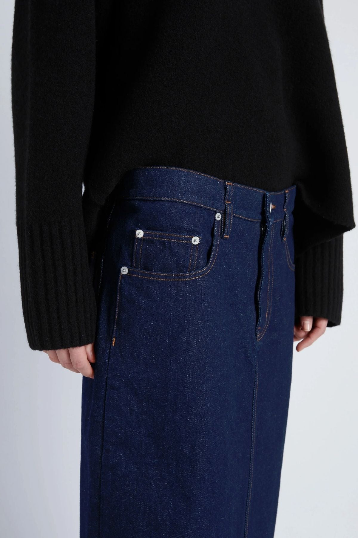 Proenza Schouler Calder Skirt - Indigo