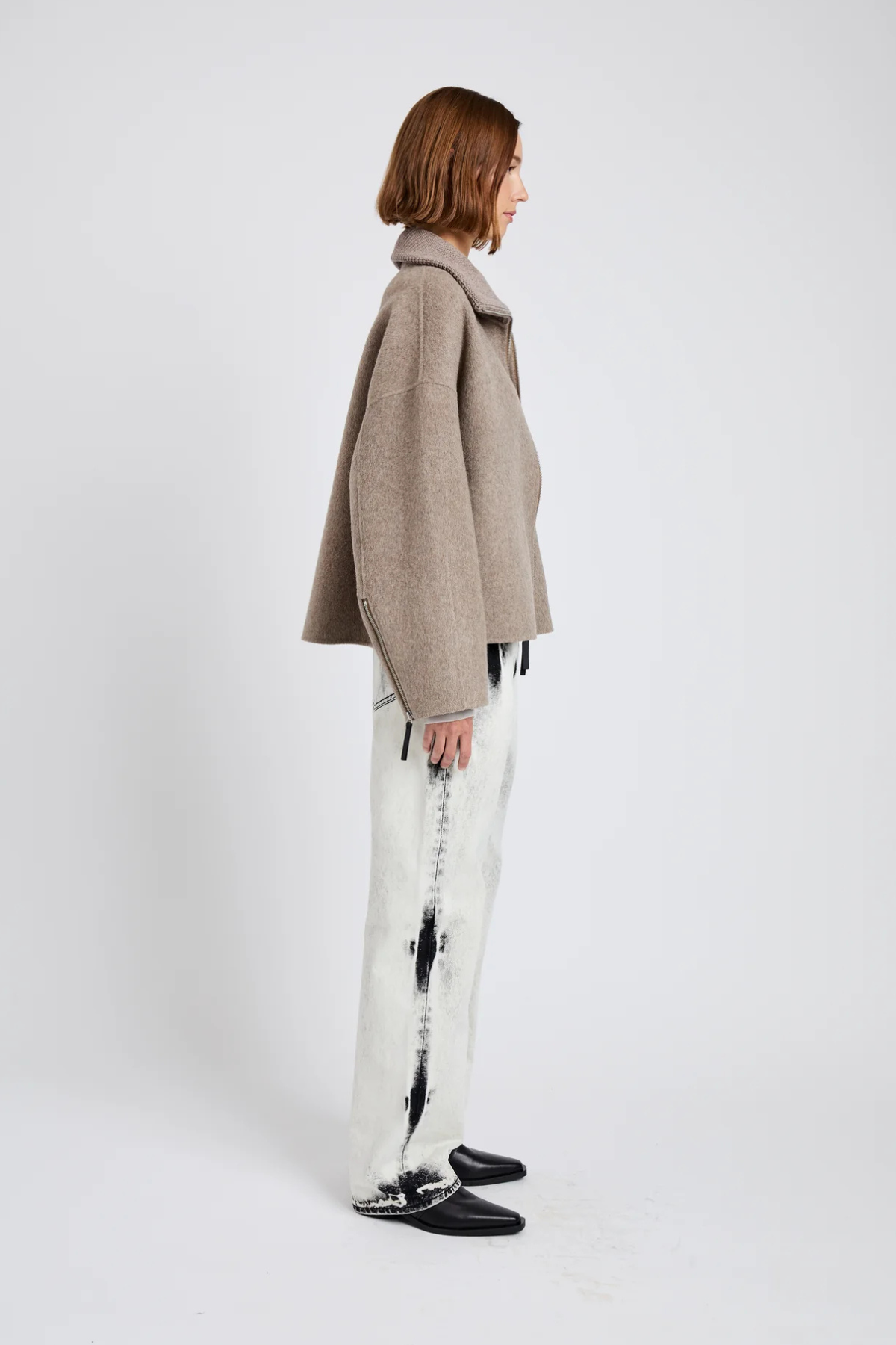 Proenza Schouler Carina Jacket - Walnut Melange