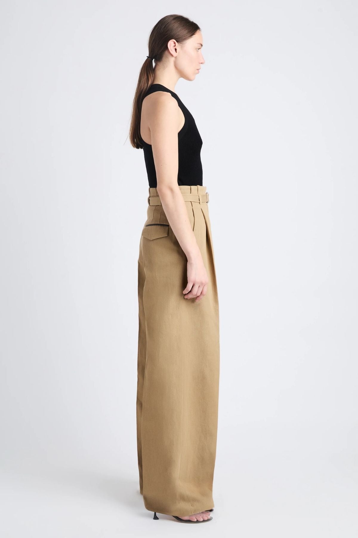 Proenza Schouler Dana Pant - Hazelnut