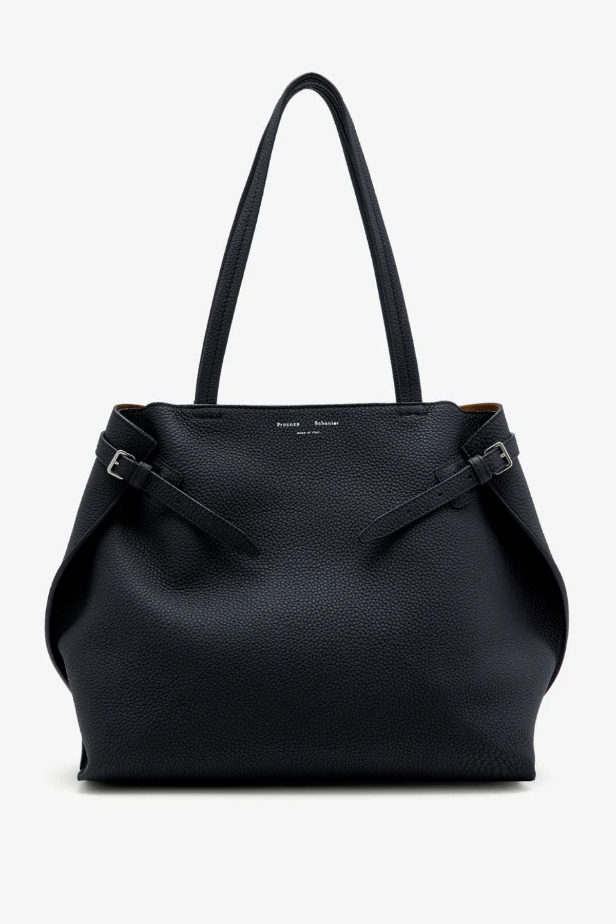 Proenza Schouler Days Tote in Pebbled Calf Skin - Black