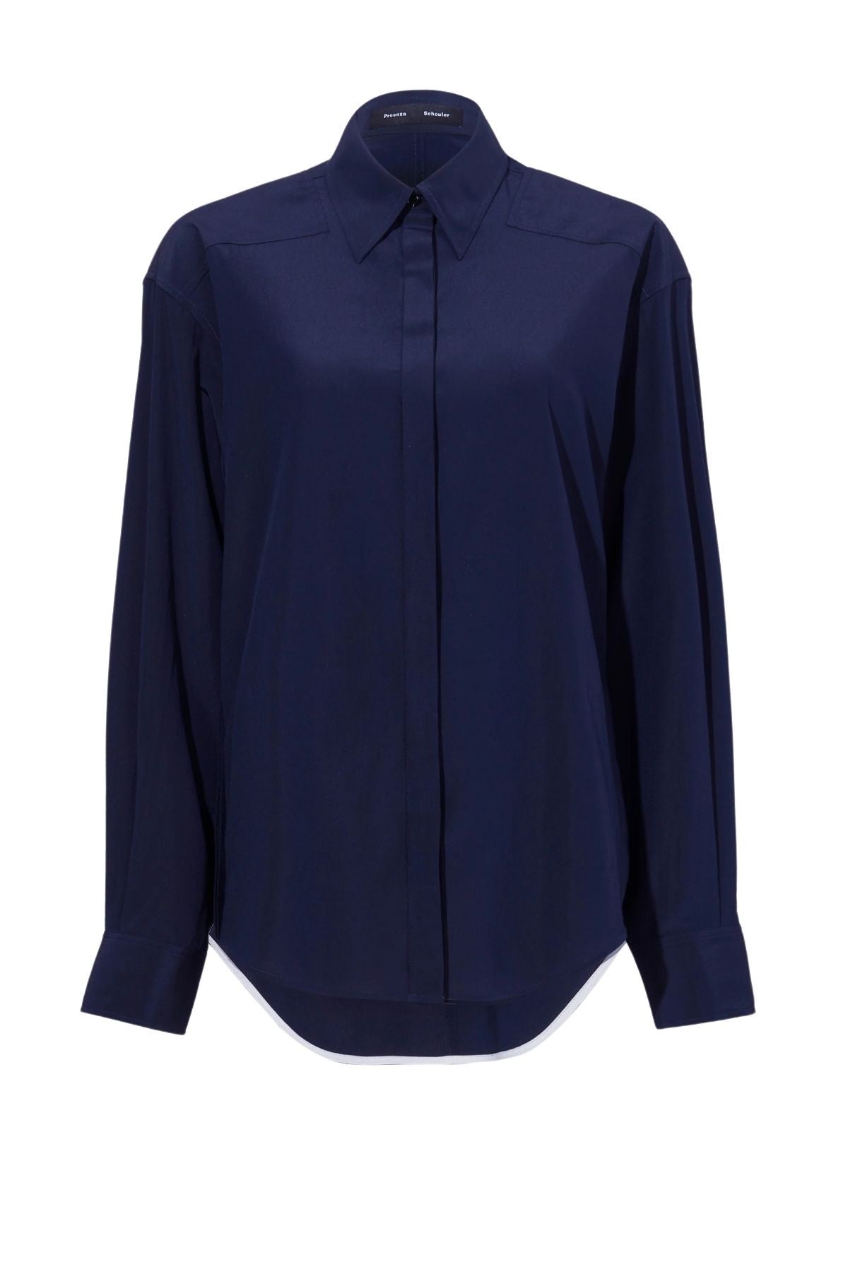 Proenza Schouler Demi Blouse - Navy