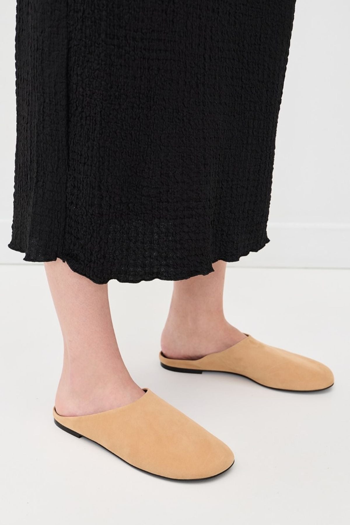 Proenza Schouler Glove Slide Kid Suede - Sand