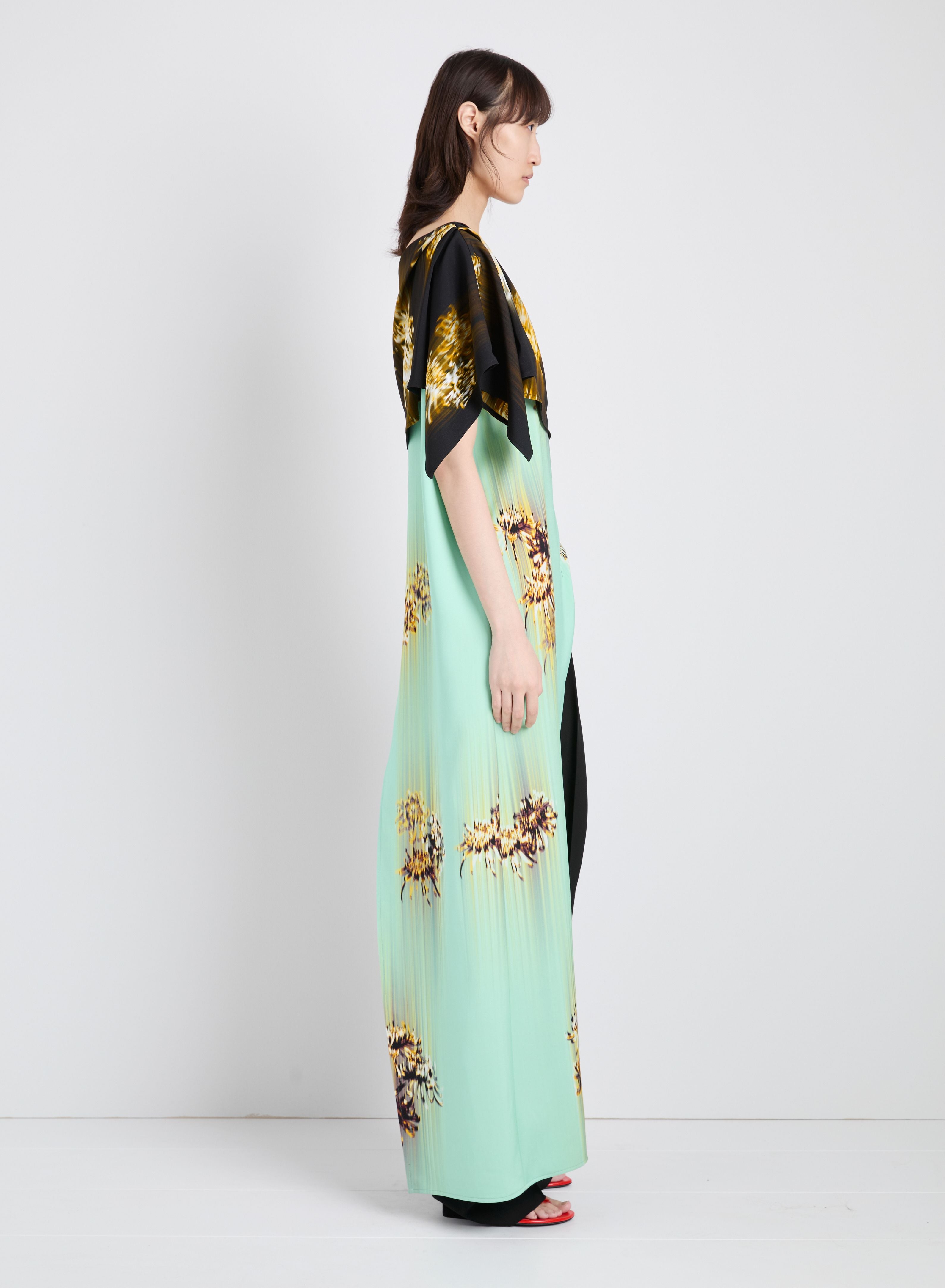 Haya Top in Printed Viscose Cady