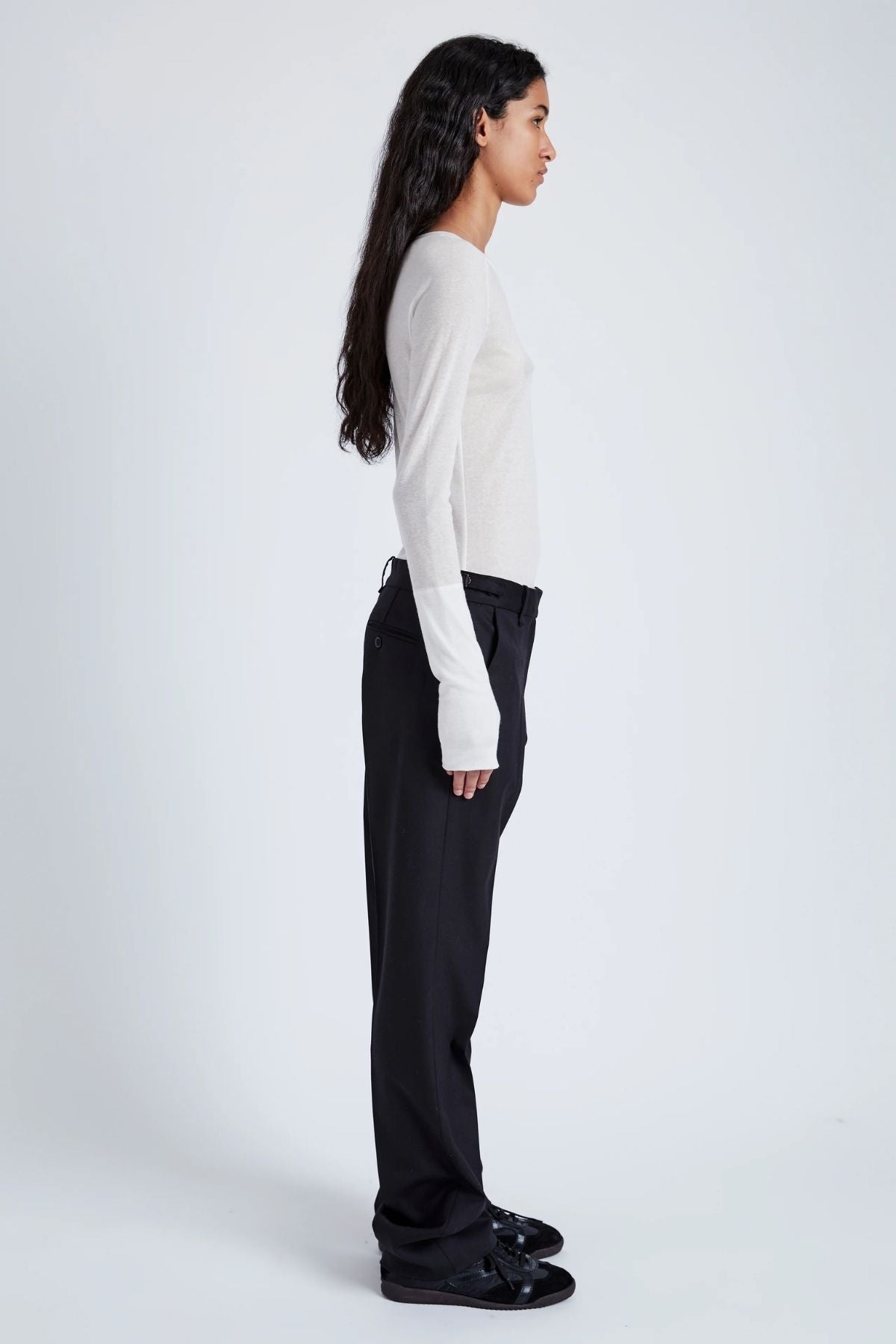 Proenza Schouler Kaiya Sheer Top - Bone