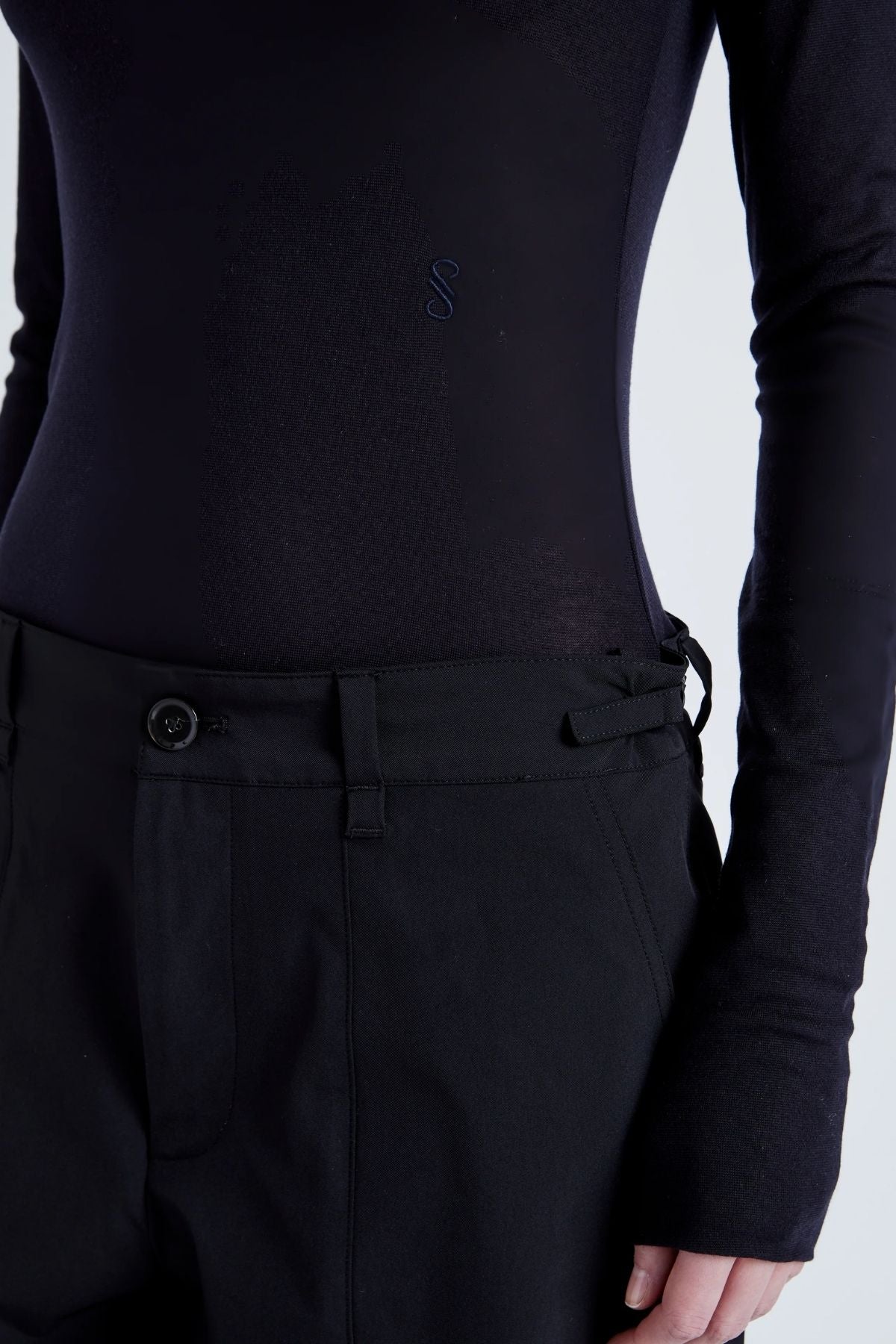 Proenza Schouler Kaiya Sheer Top - Midnight