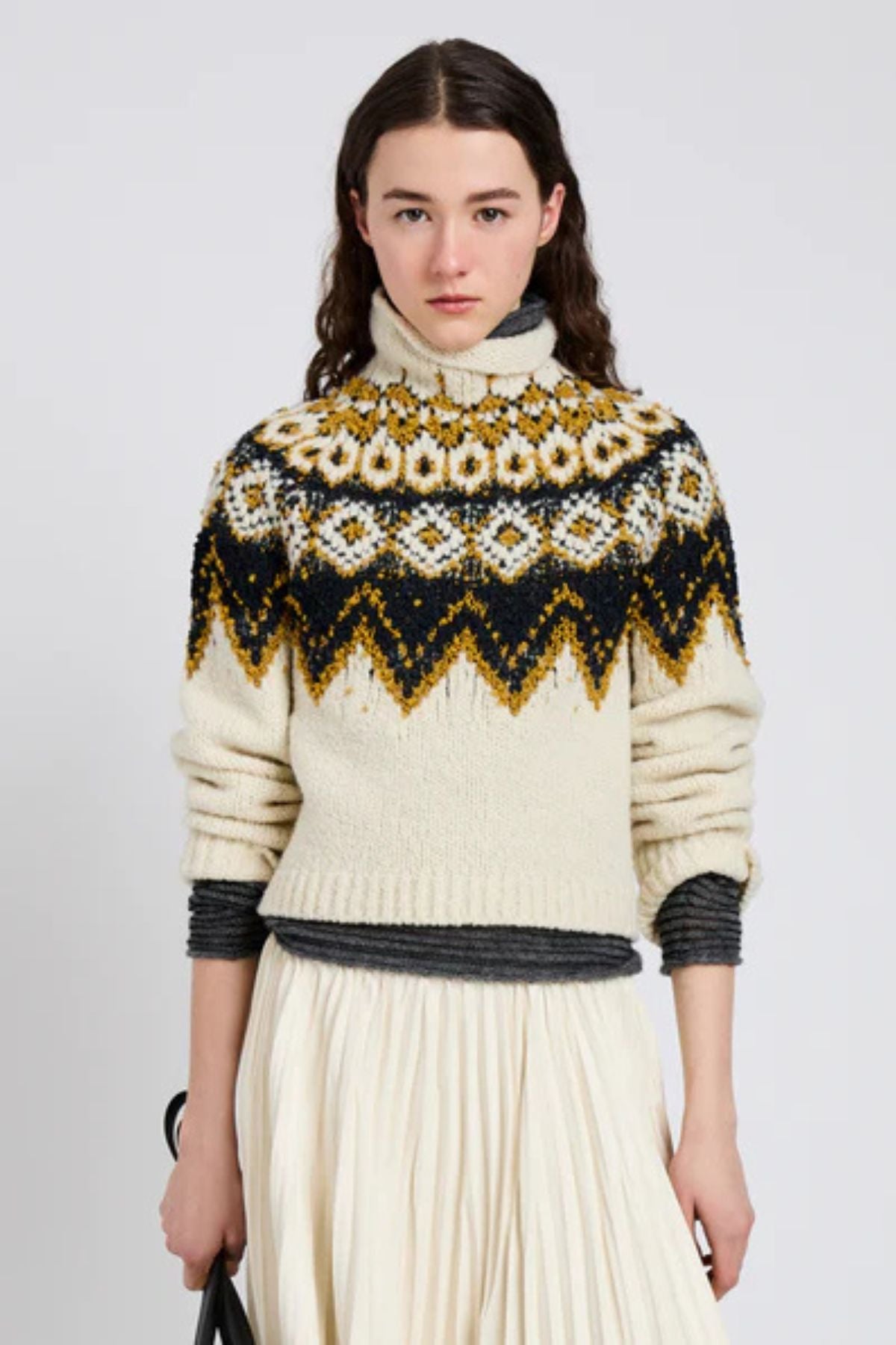 Proenza Schouler Lizzy Sweater - Cream Multi