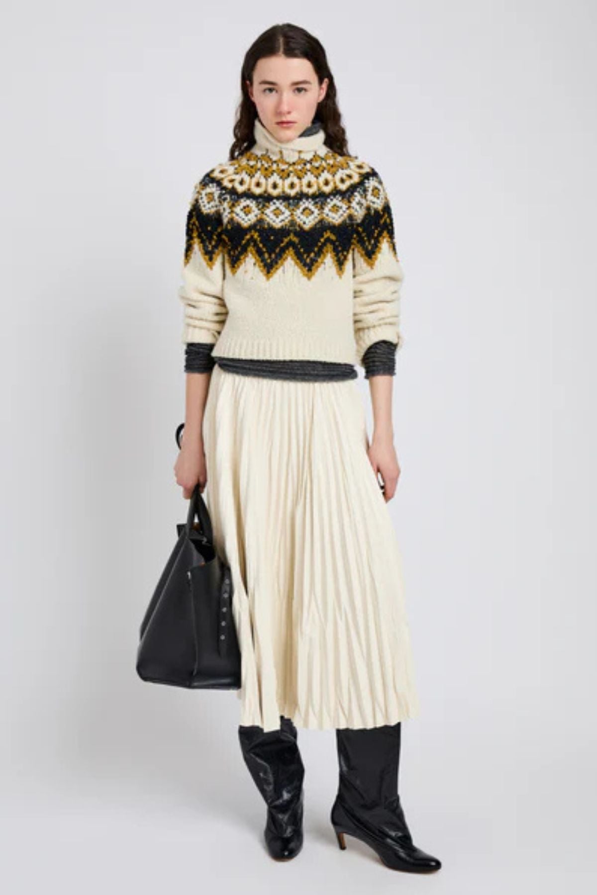 Proenza Schouler Lizzy Sweater - Cream Multi