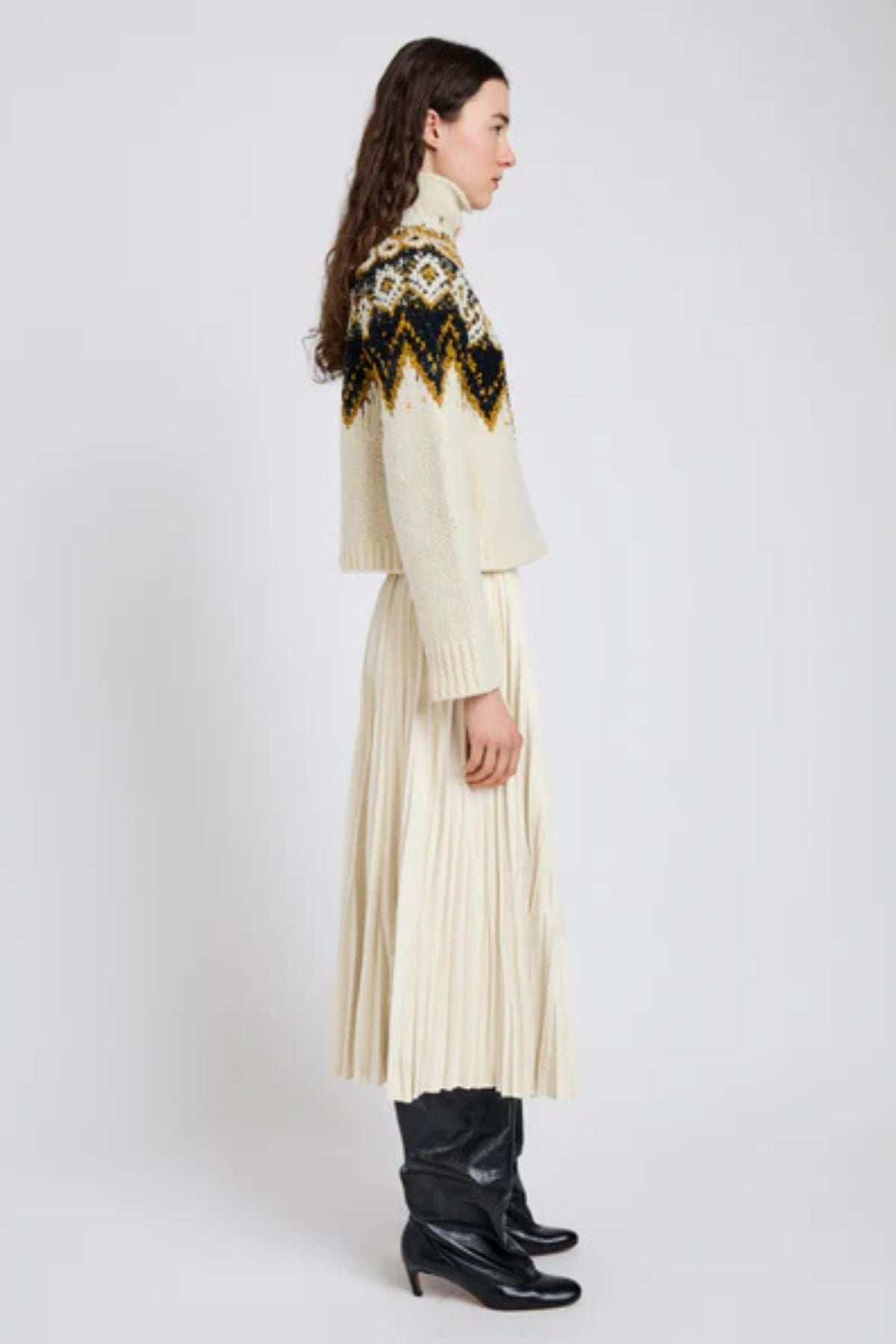 Proenza Schouler Lizzy Sweater - Cream Multi