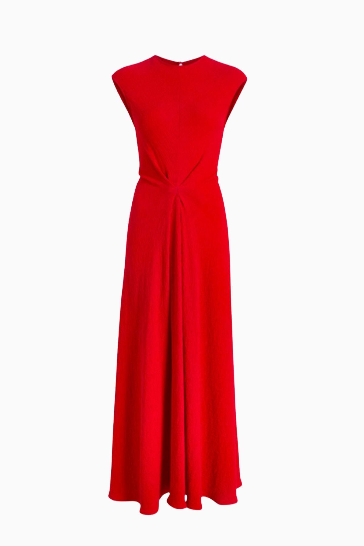 Proenza Schouler Miranda Dress in Twisted Rib - Dark Poppy