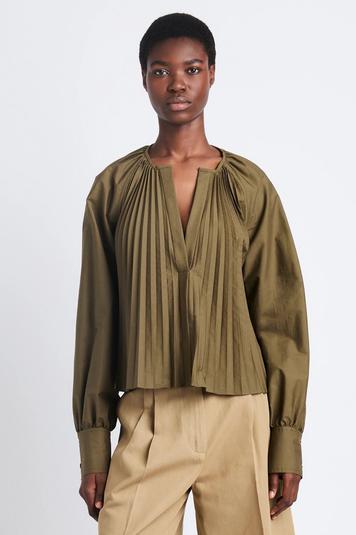 Proenza Schouler Monica Top - Wood