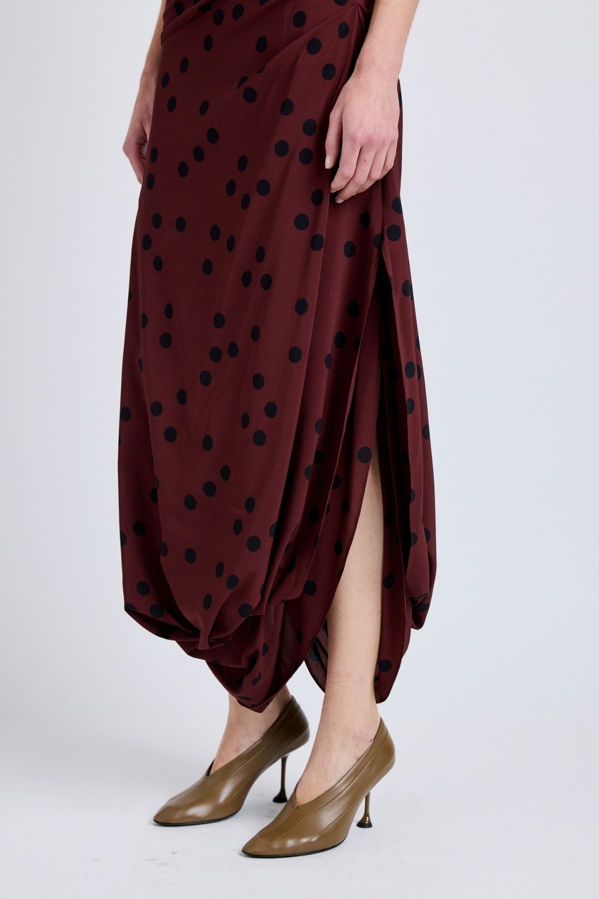 Proenza Schouler Nayara Dress - Espresso Multi