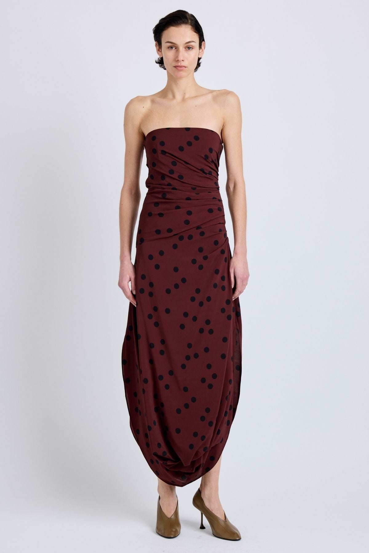 Proenza Schouler Nayara Dress - Espresso Multi