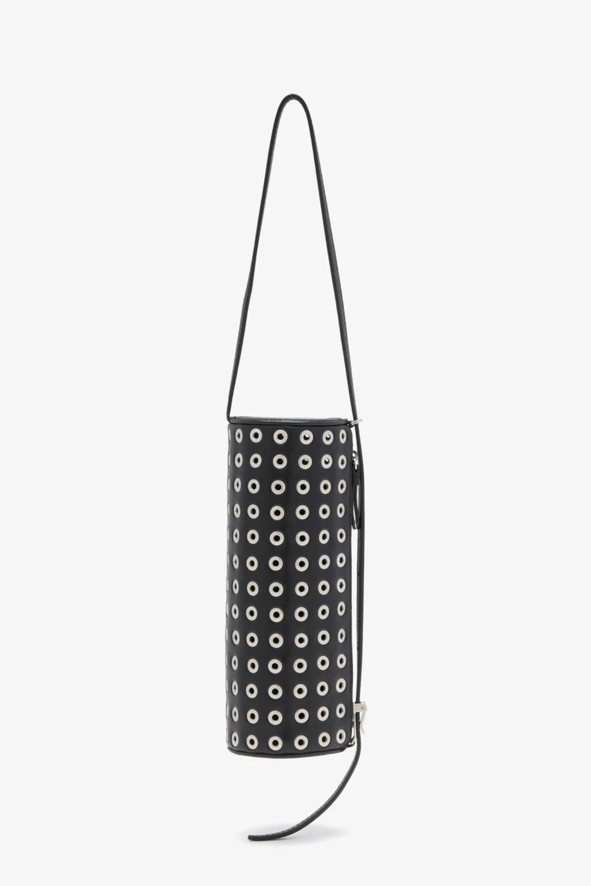 Proenza Schouler Silo Bag in Eyelet Covered Nappa - Black