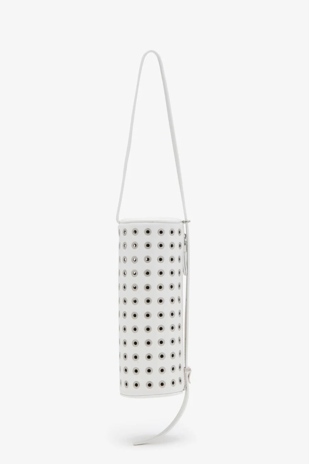 Proenza Schouler Silo Bag in Eyelet Covered Nappa - Optic White