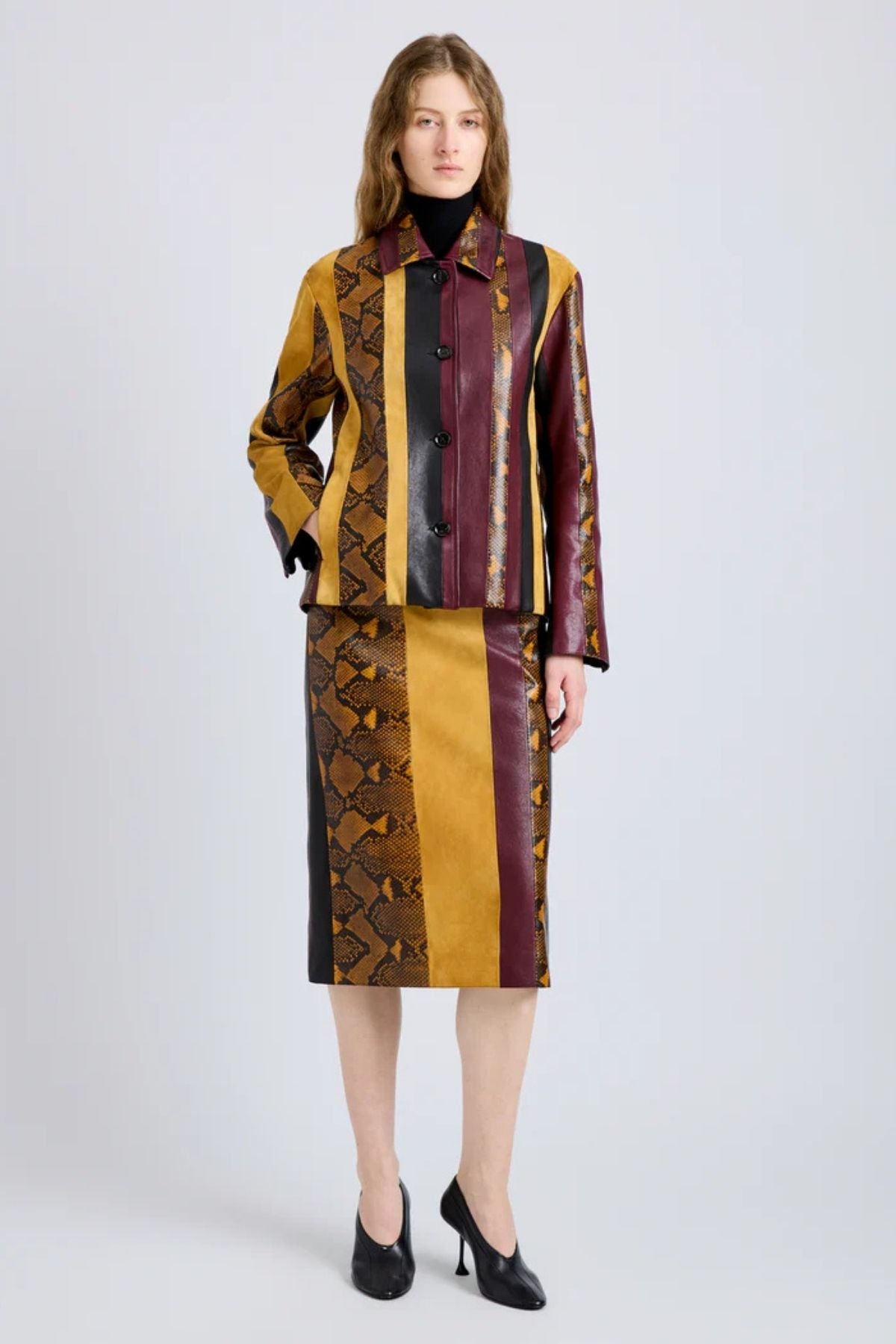 Proenza Schouler Sirine Skirt - Gold Multi