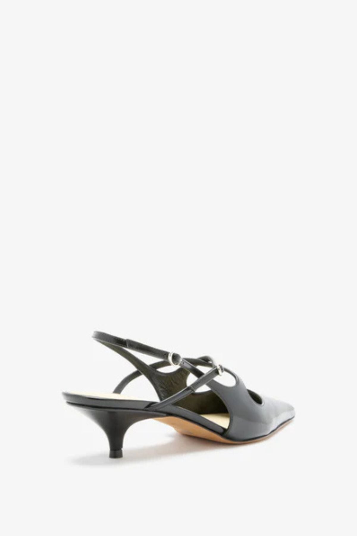 Proenza Schouler Slash Crossover Slingback Pumps - Black