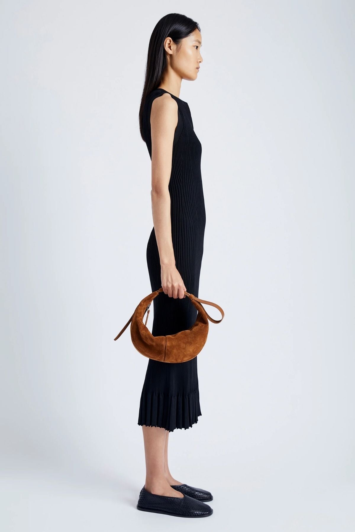 Proenza Schouler Slide Bag Soft Suede - Saddle