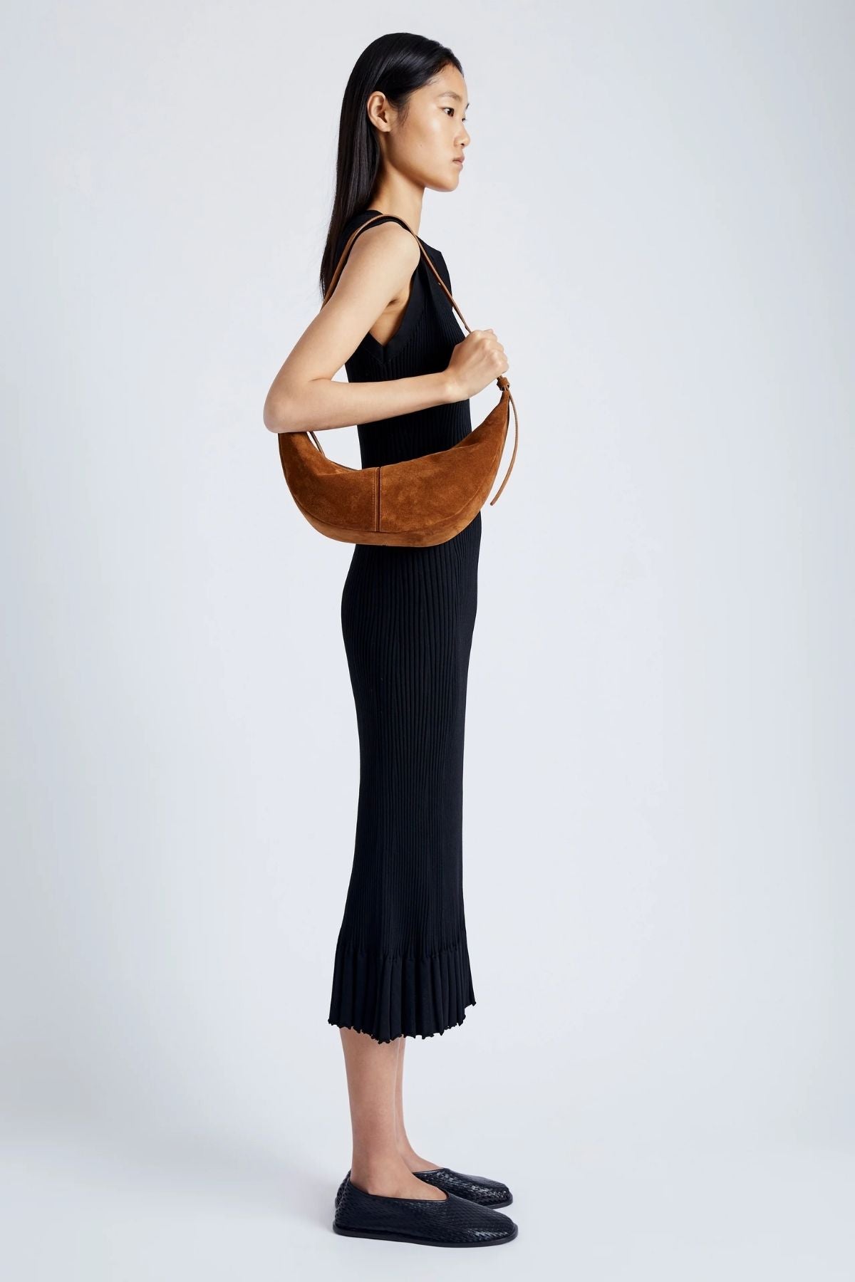 Proenza Schouler Slide Bag Soft Suede - Saddle