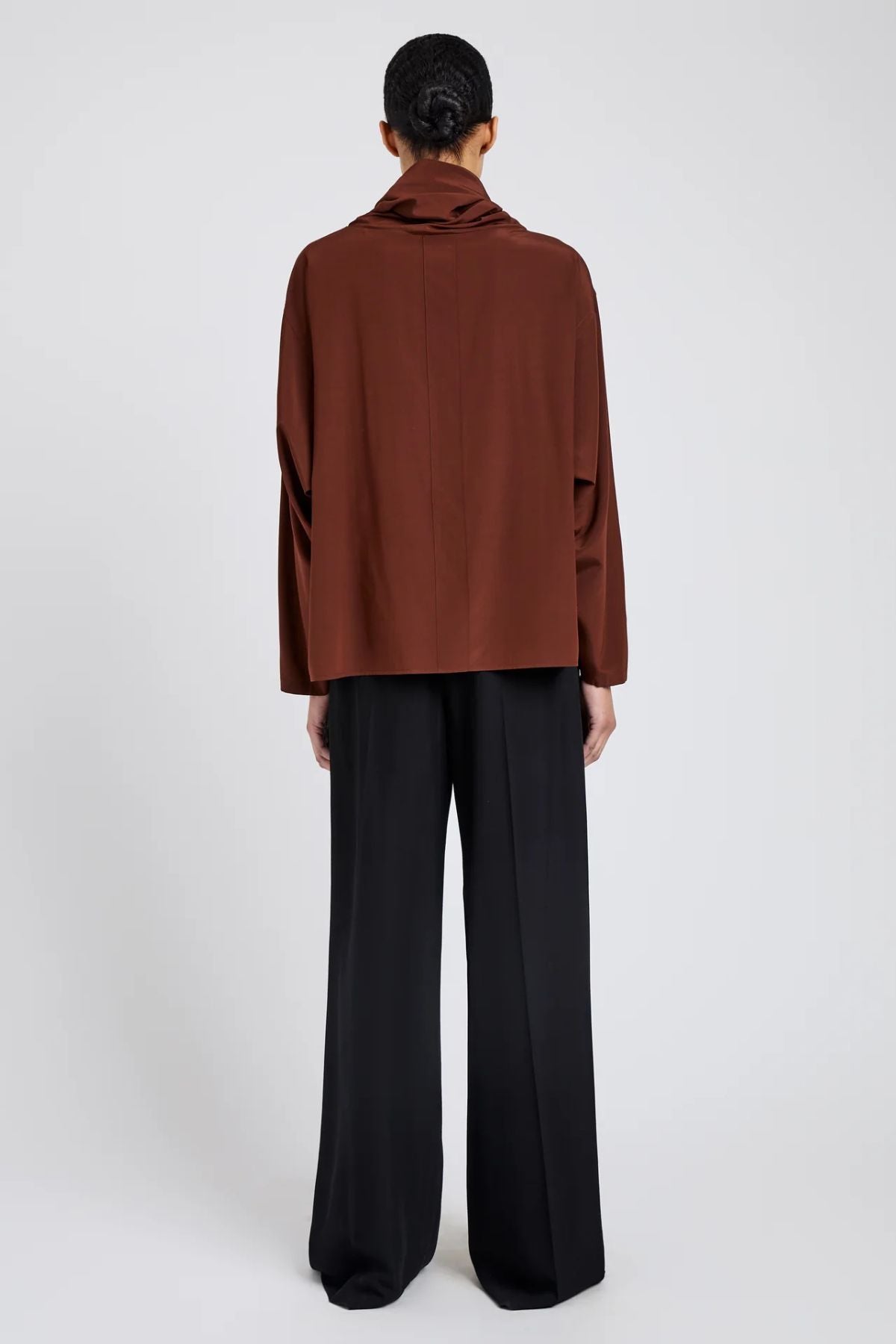 Proenza Schouler Solene Top - Mahogany