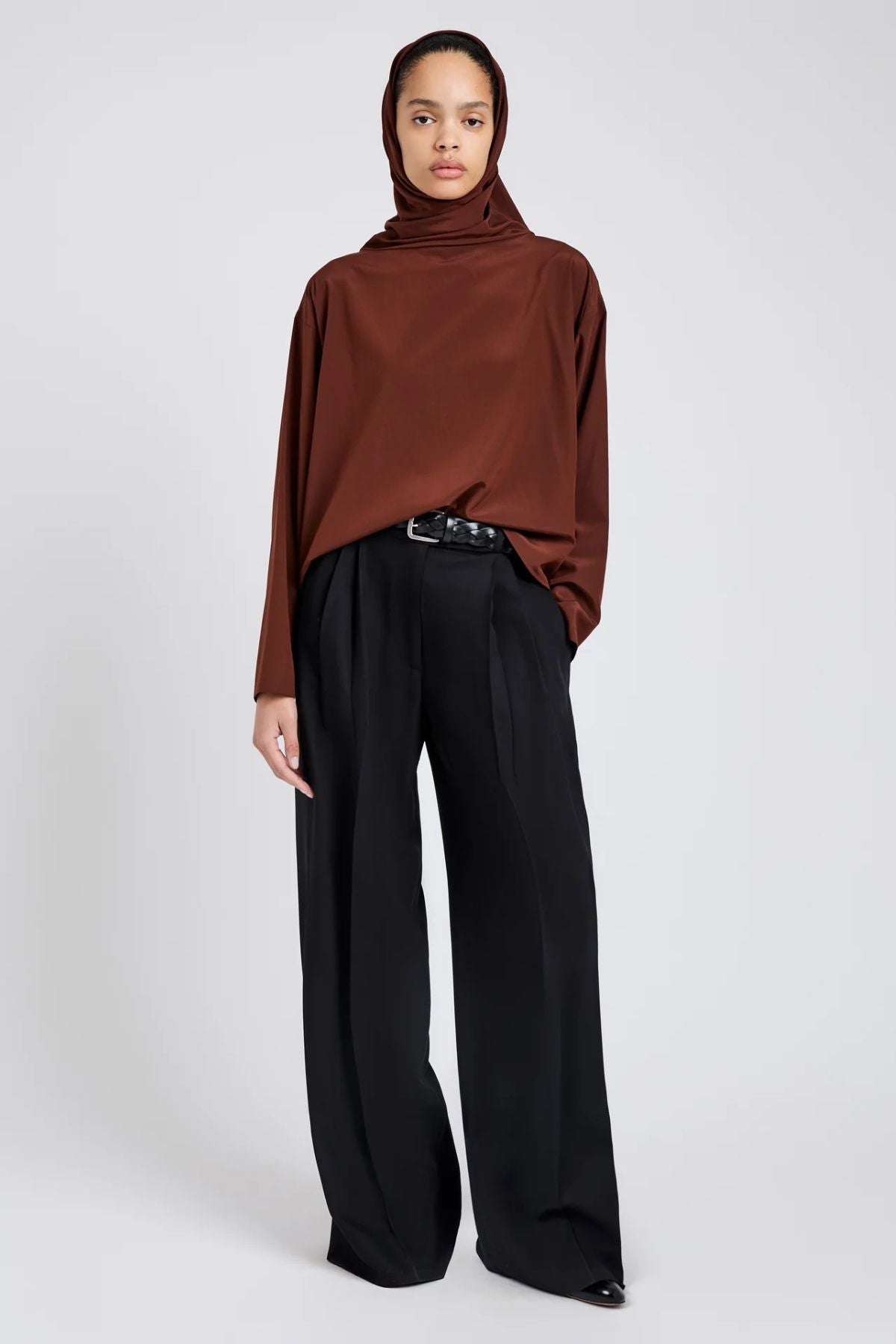 Proenza Schouler Solene Top - Mahogany