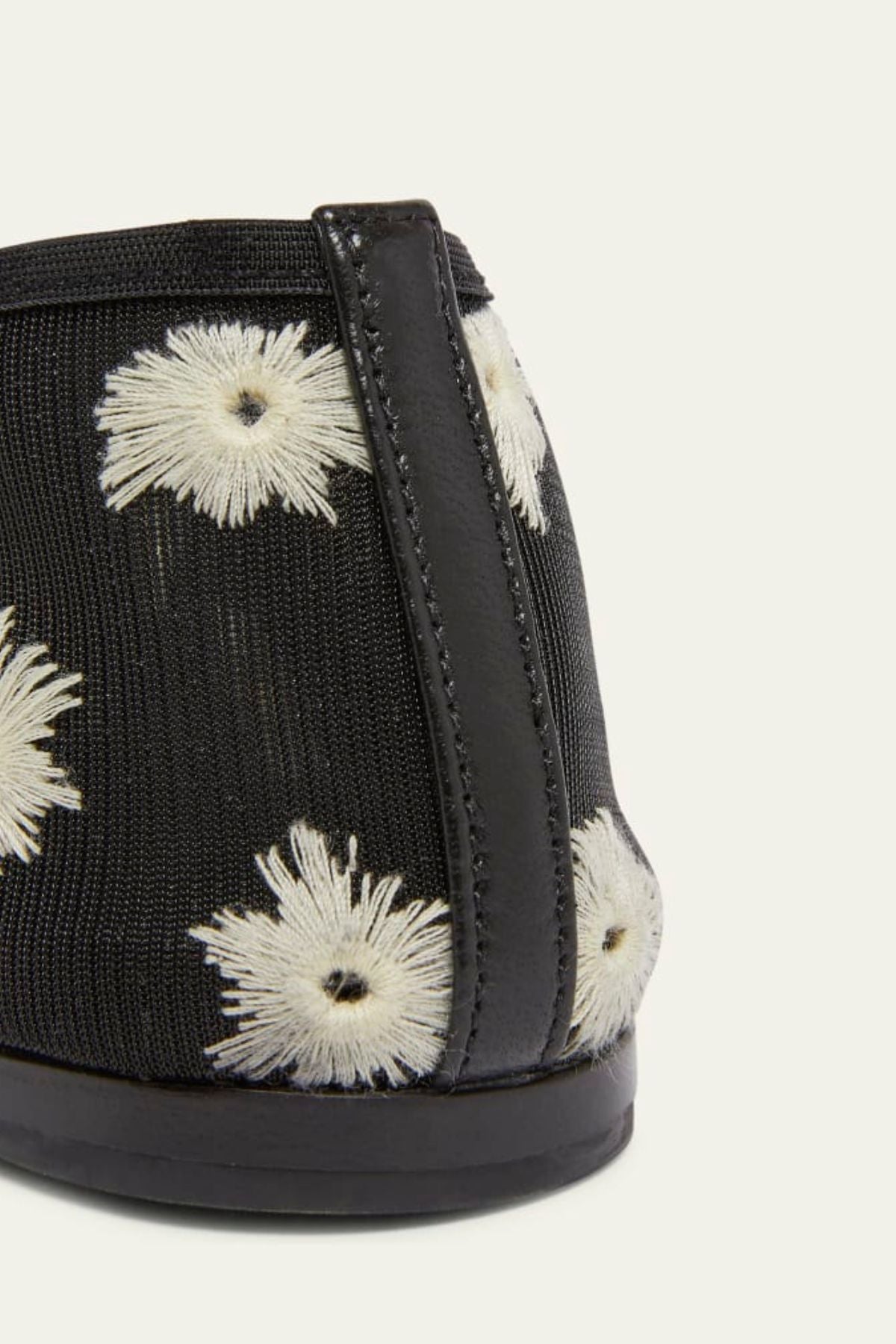 Proenza Schouler Tee Embroidered Slippers - Black/ Resin