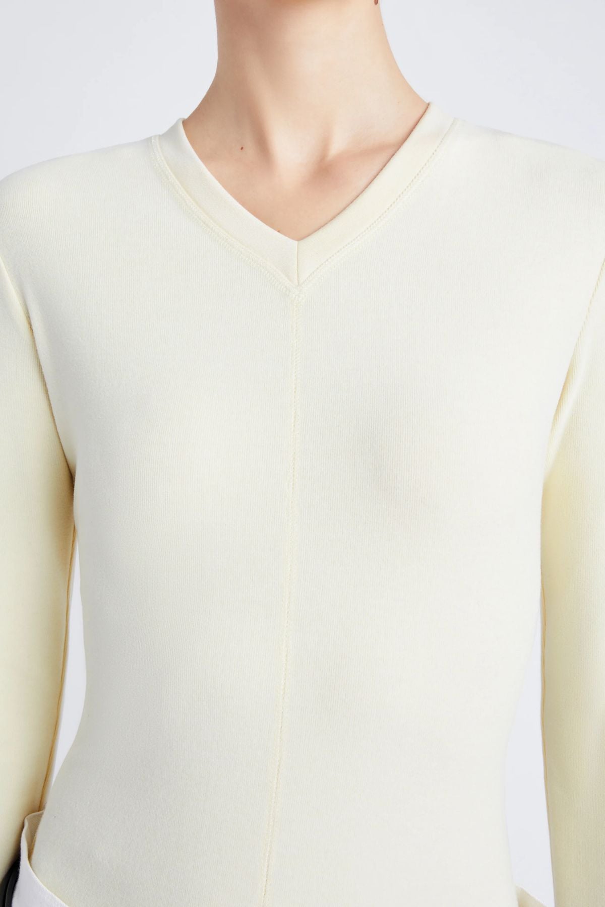 Proenza Schouler White Label Delaney Bodysuit - Pale Yellow