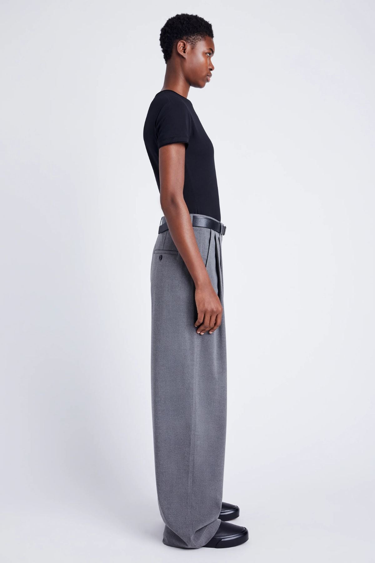 Proenza Schouler White Label Eleanor Pant - Grey Melange