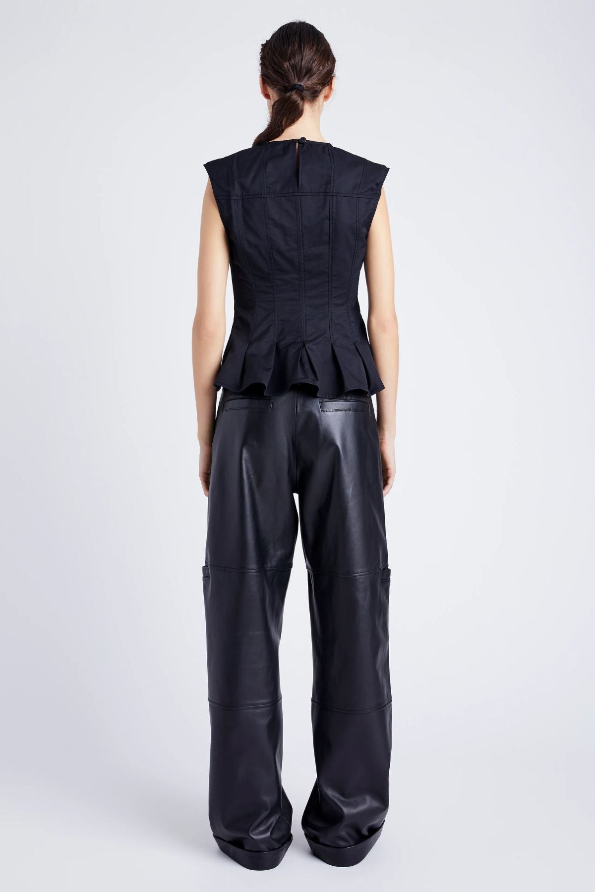 Proenza Schouler White Label Felix Top - Black