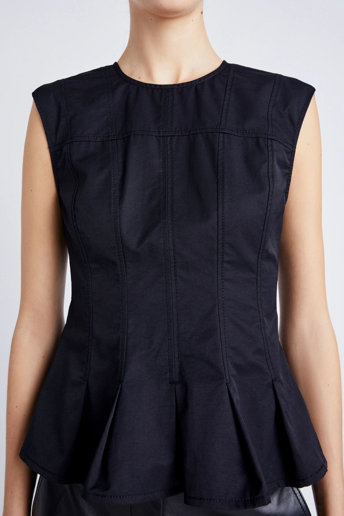 Proenza Schouler White Label Felix Top - Black