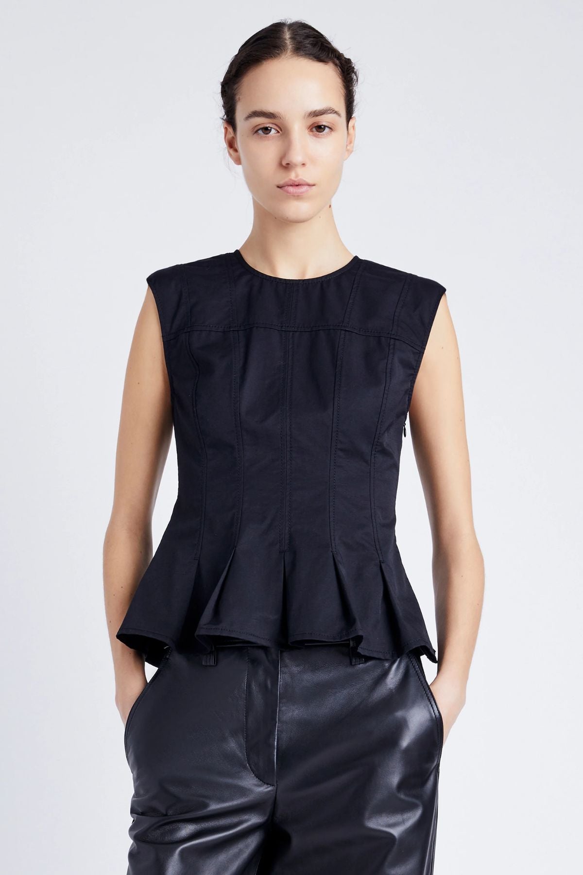 Proenza Schouler White Label Felix Top - Black