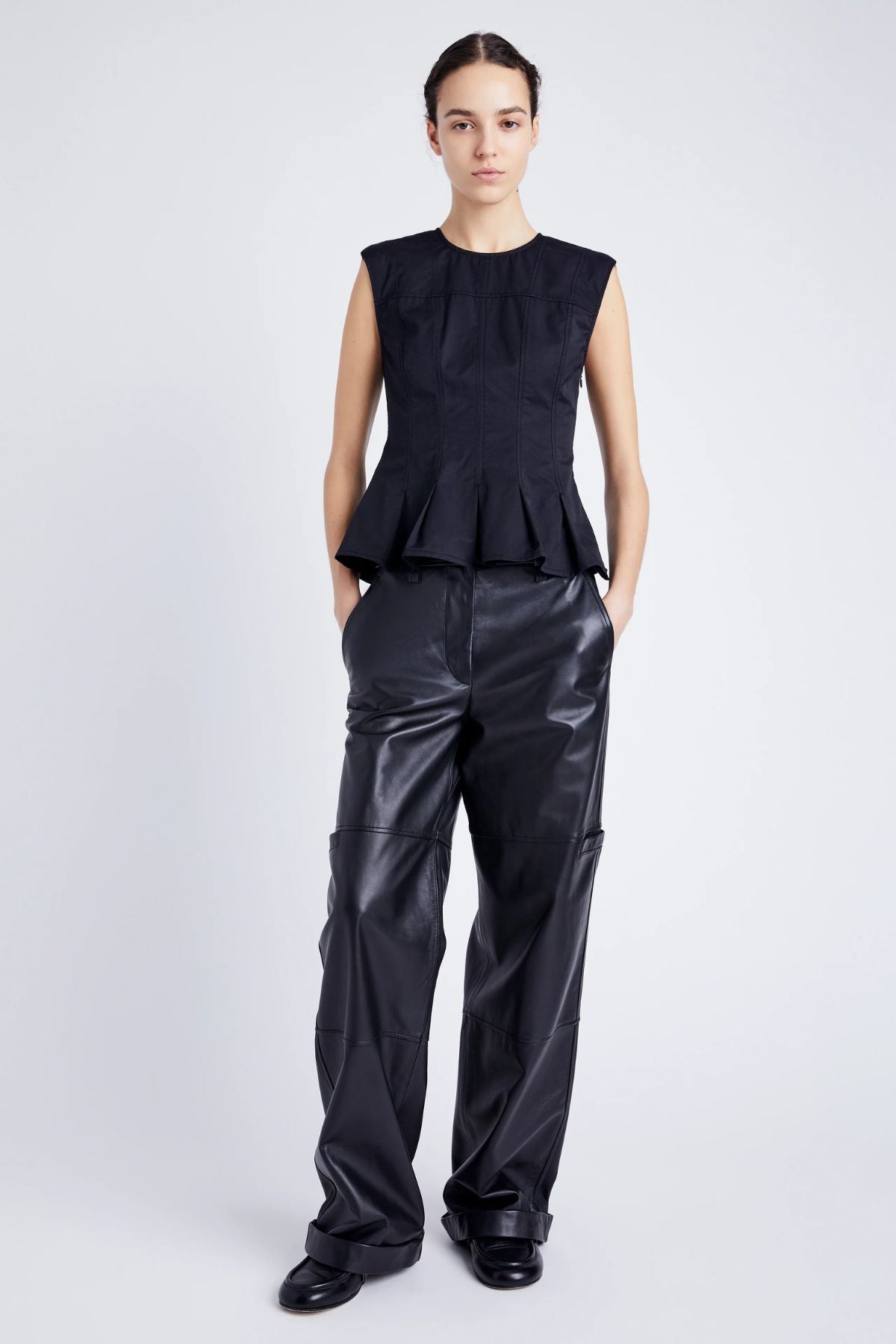 Proenza Schouler White Label Felix Top - Black