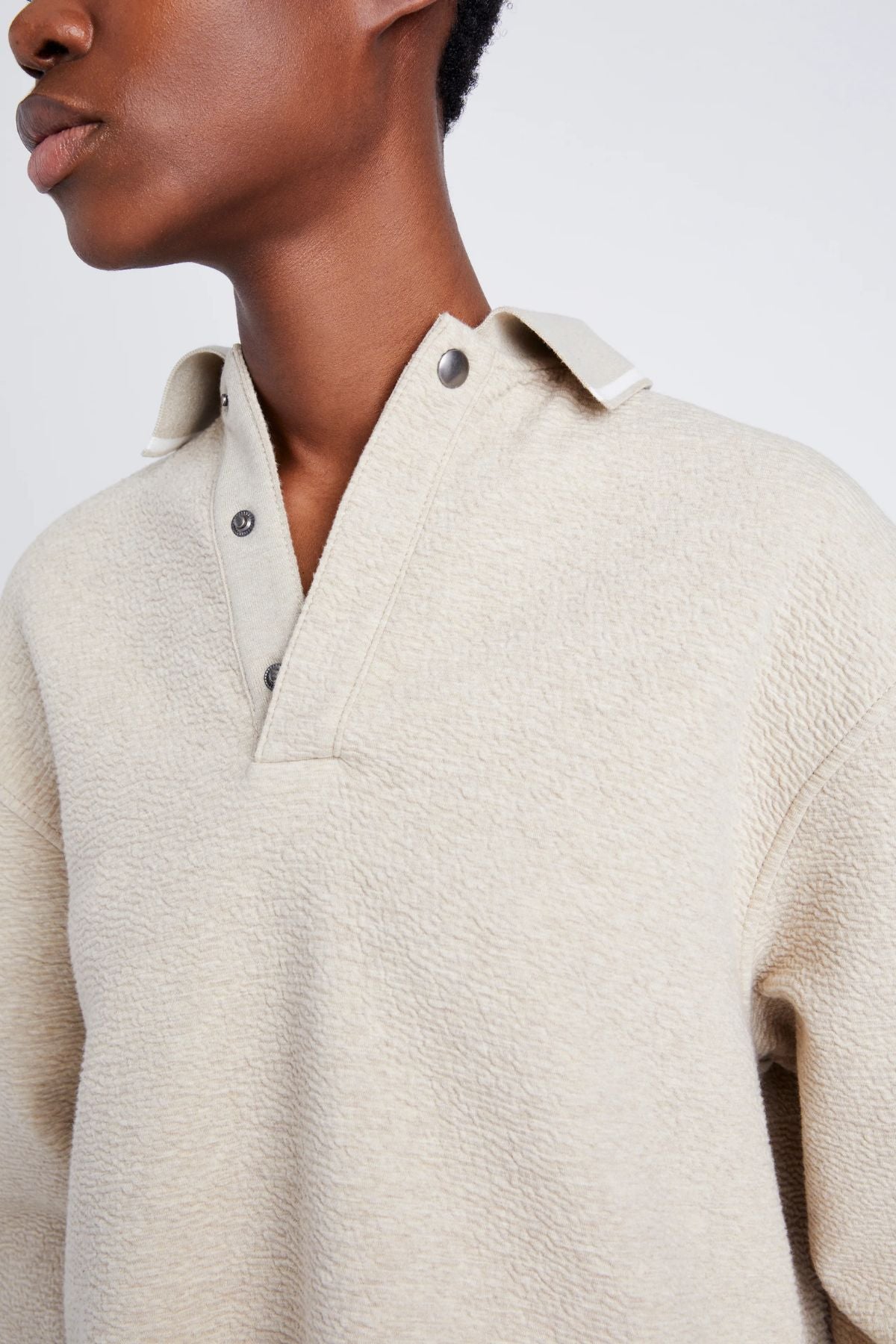 Proenza Schouler White Label Genevieve Knit Sweater - Oatmeal Melange