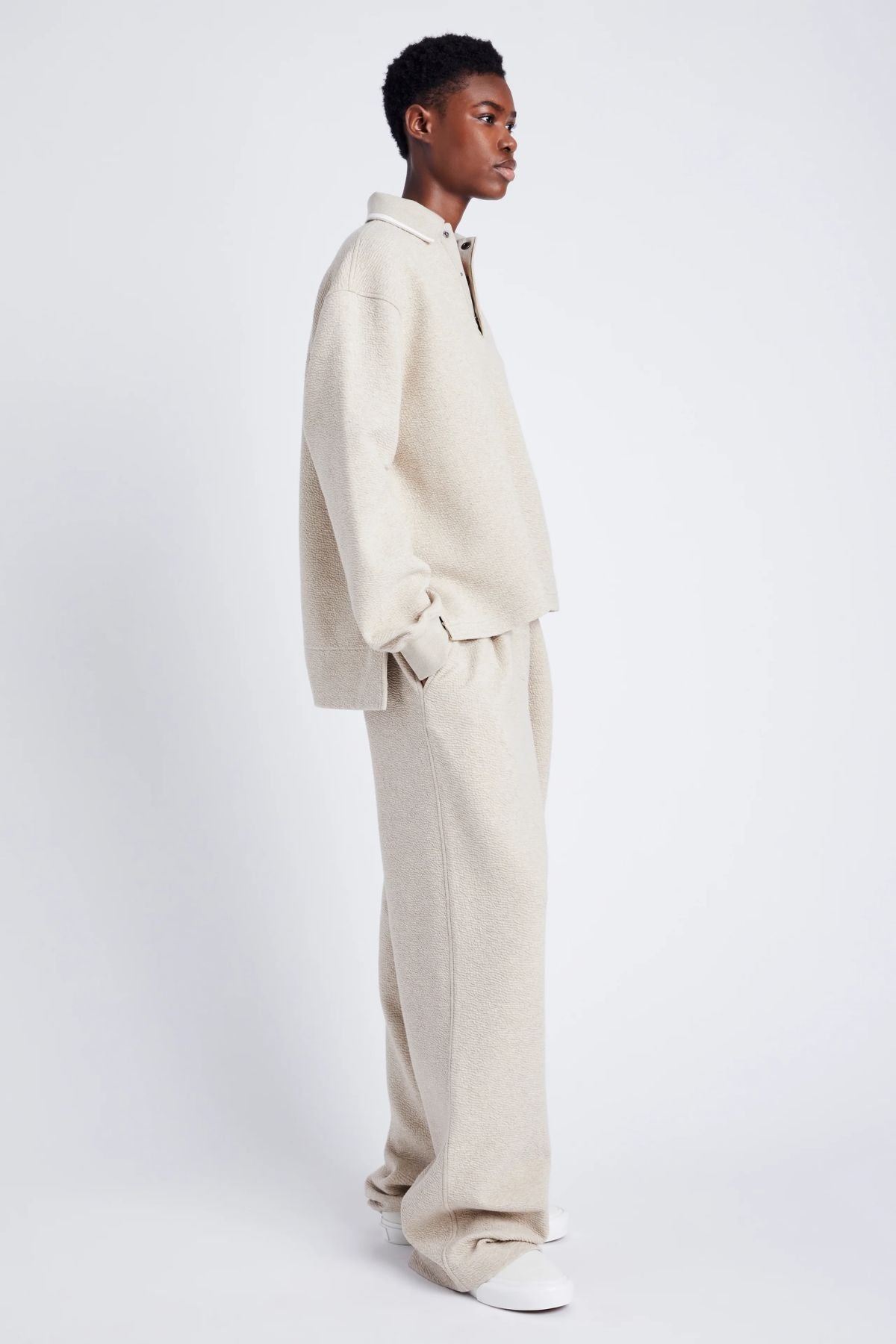 Proenza Schouler White Label Genevieve Knit Sweater - Oatmeal Melange