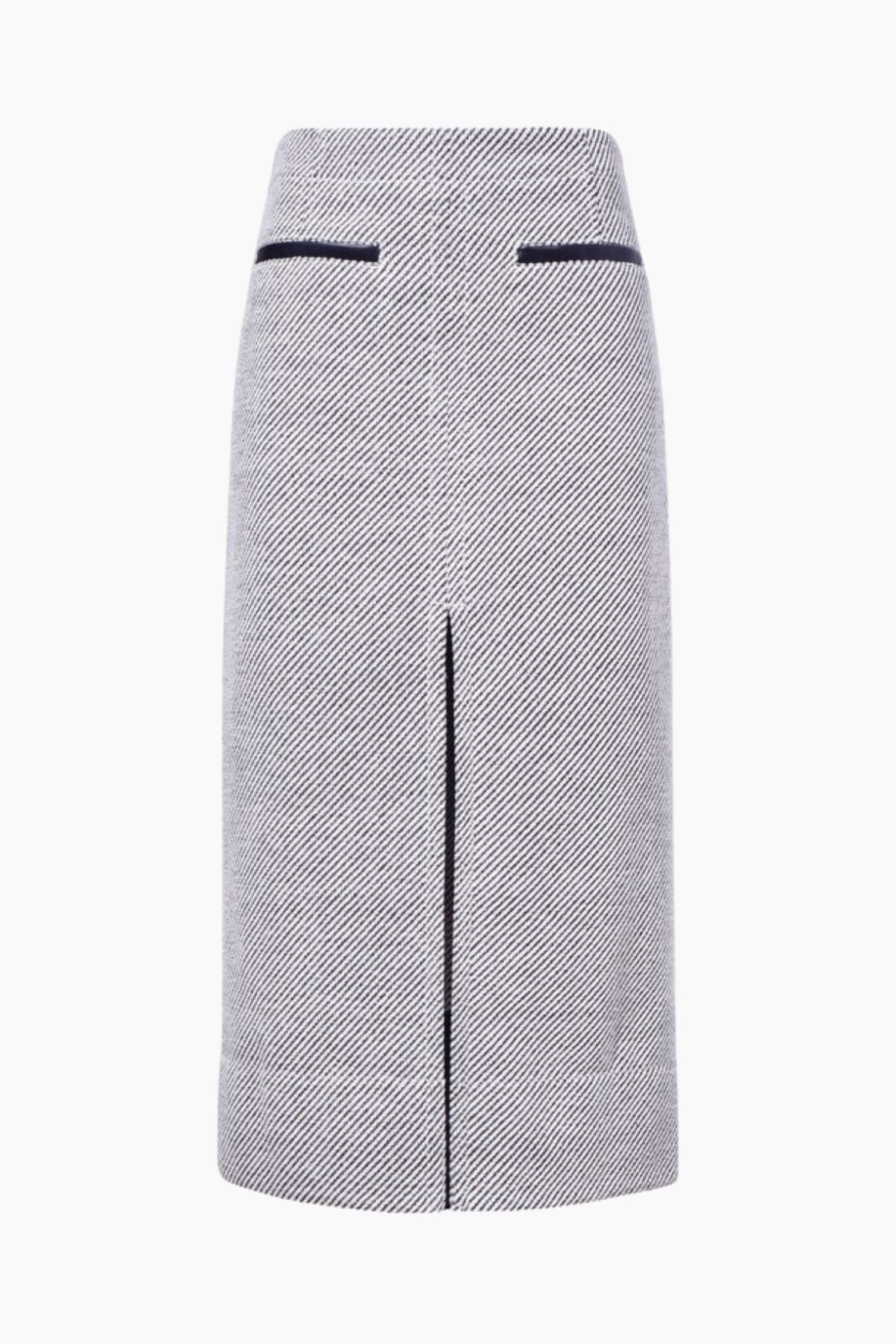 Proenza Schouler White Label Kingsley Skirt - White/ Grey