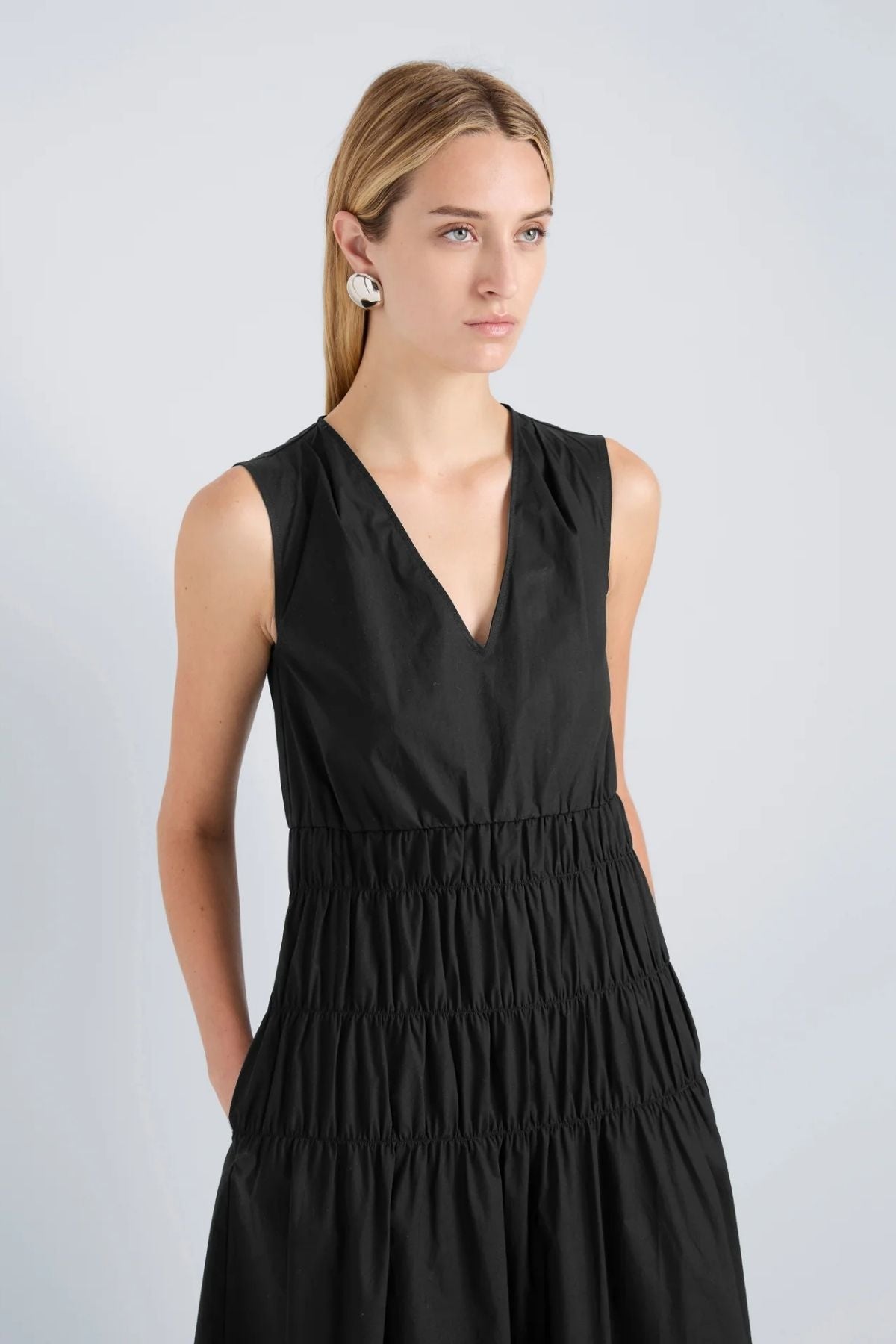 Proenza Schouler White Label Loren Dress - Black