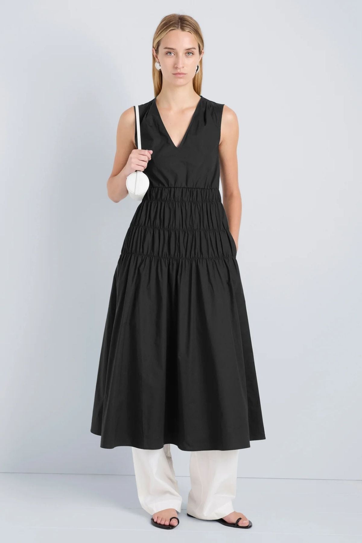 Proenza Schouler White Label Loren Dress - Black