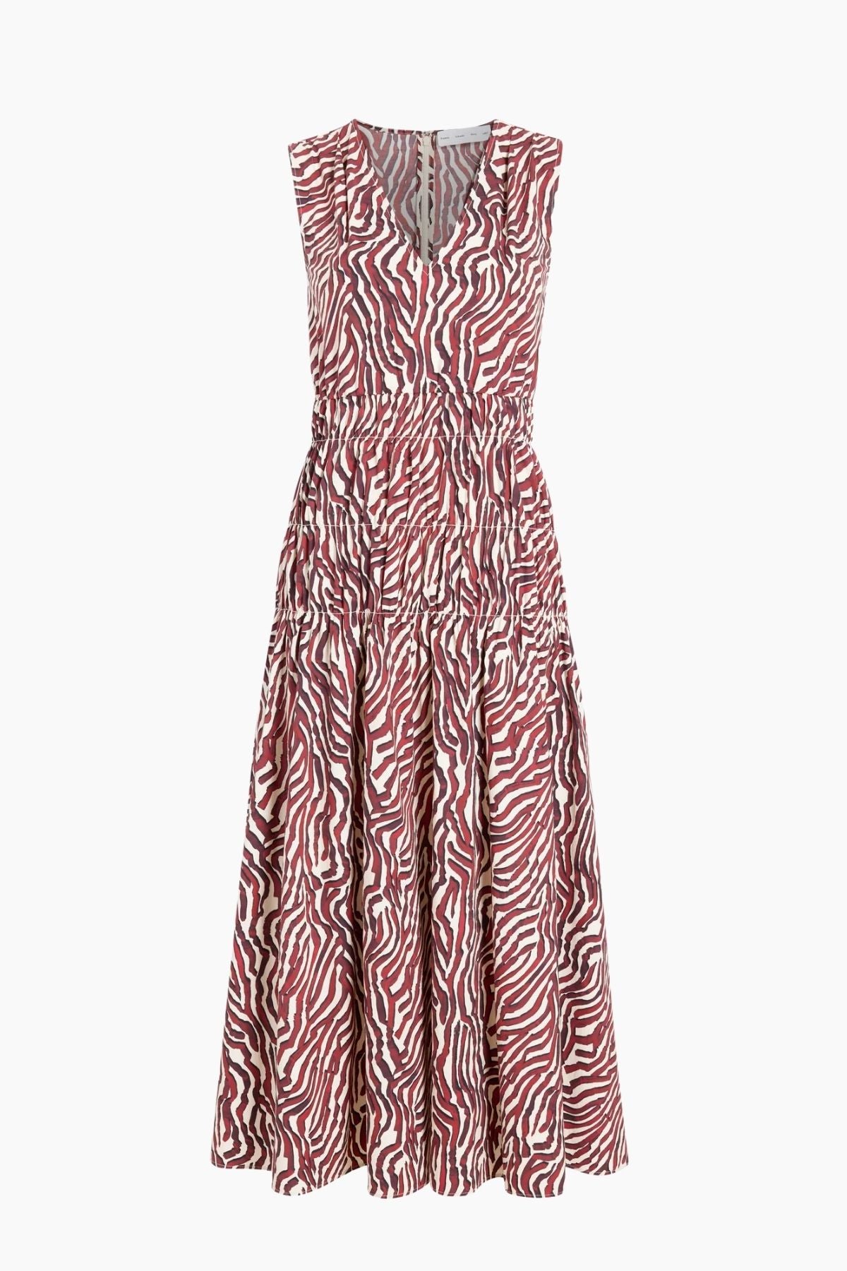 Proenza Schouler White Label Loren Dress - Rust/ Cream