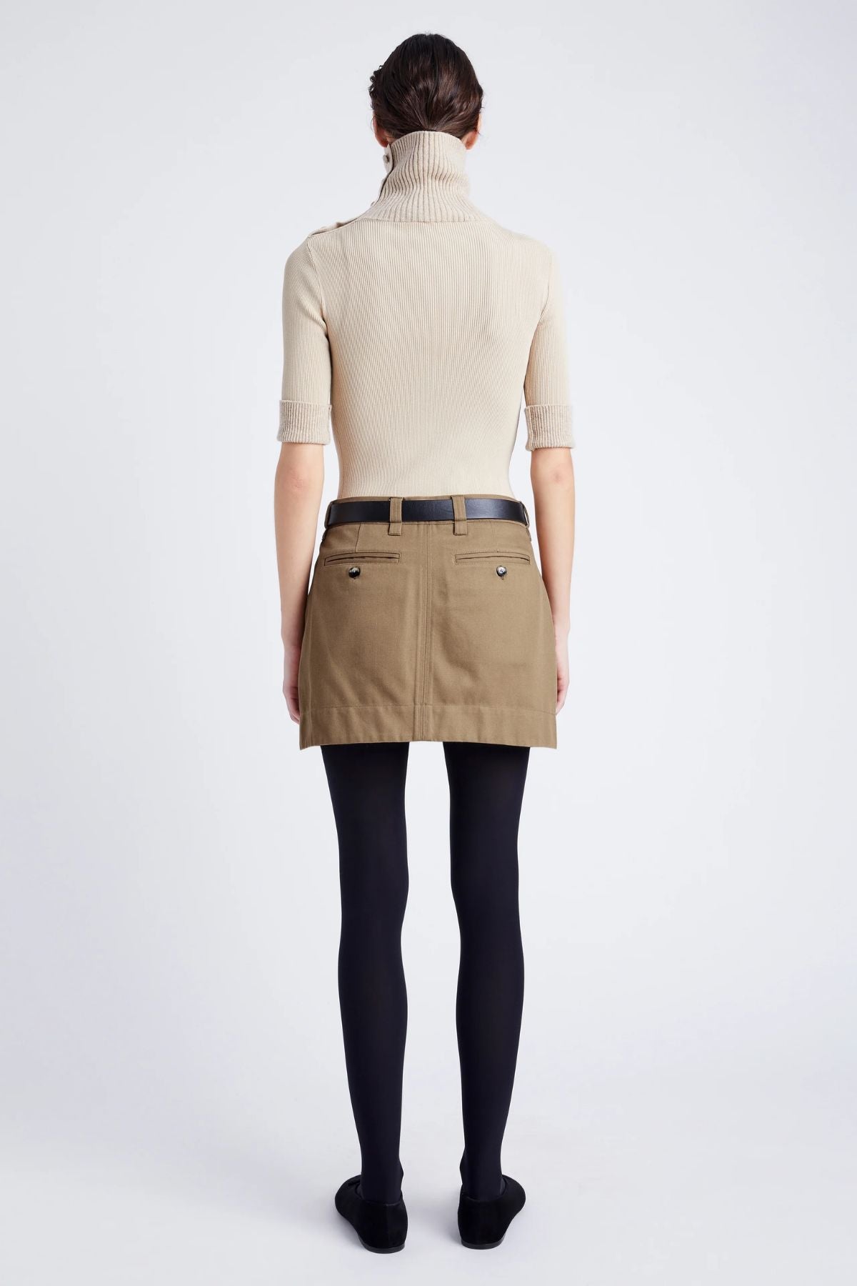 Proenza Schouler White Label Silas Skirt - Dark Birch