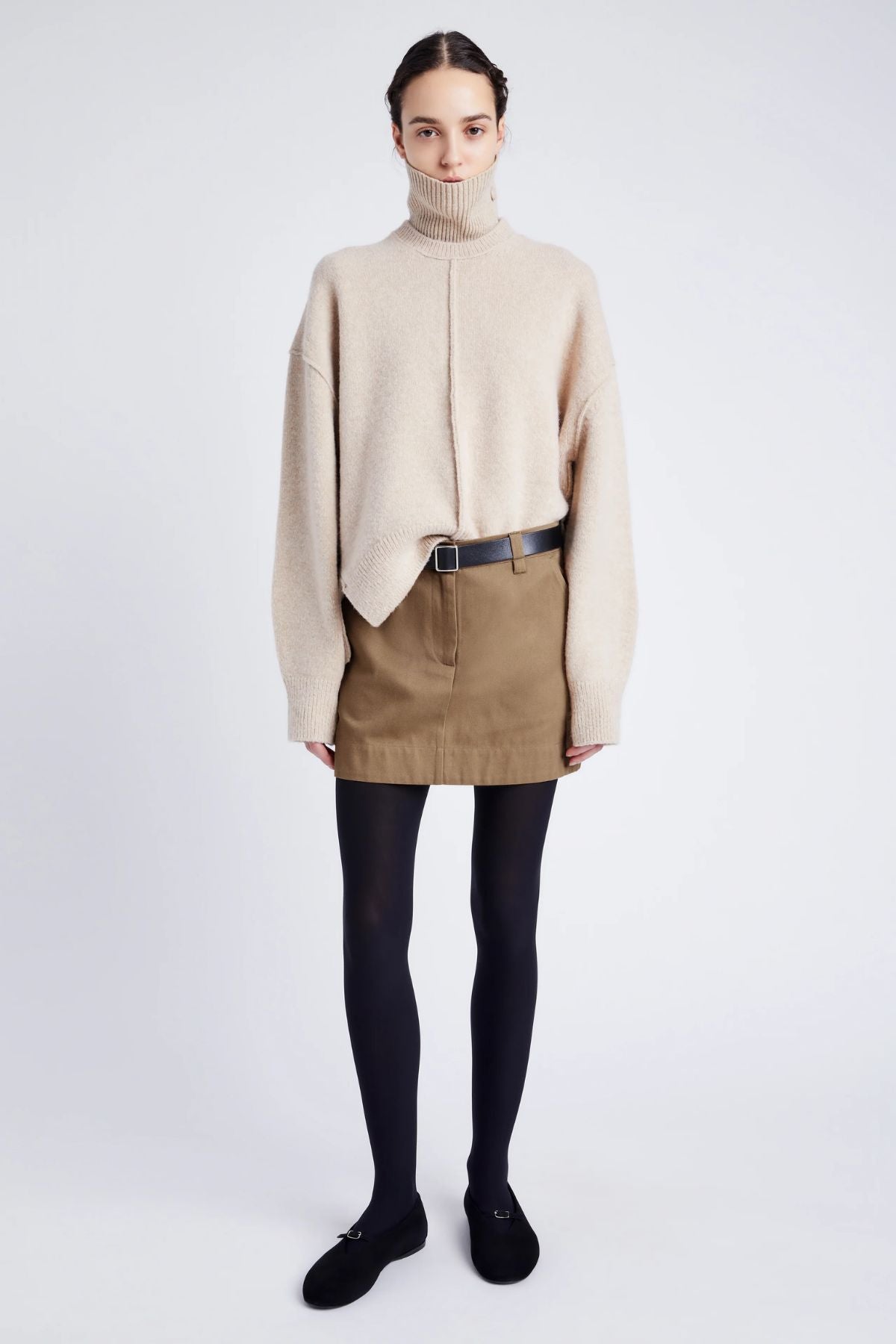 Proenza Schouler White Label Silas Skirt - Dark Birch