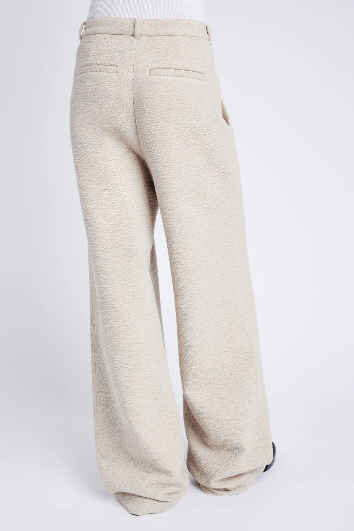 Proenza Schouler White Label Tristan Knit Pant in Cloque - Oatmeal Melange
