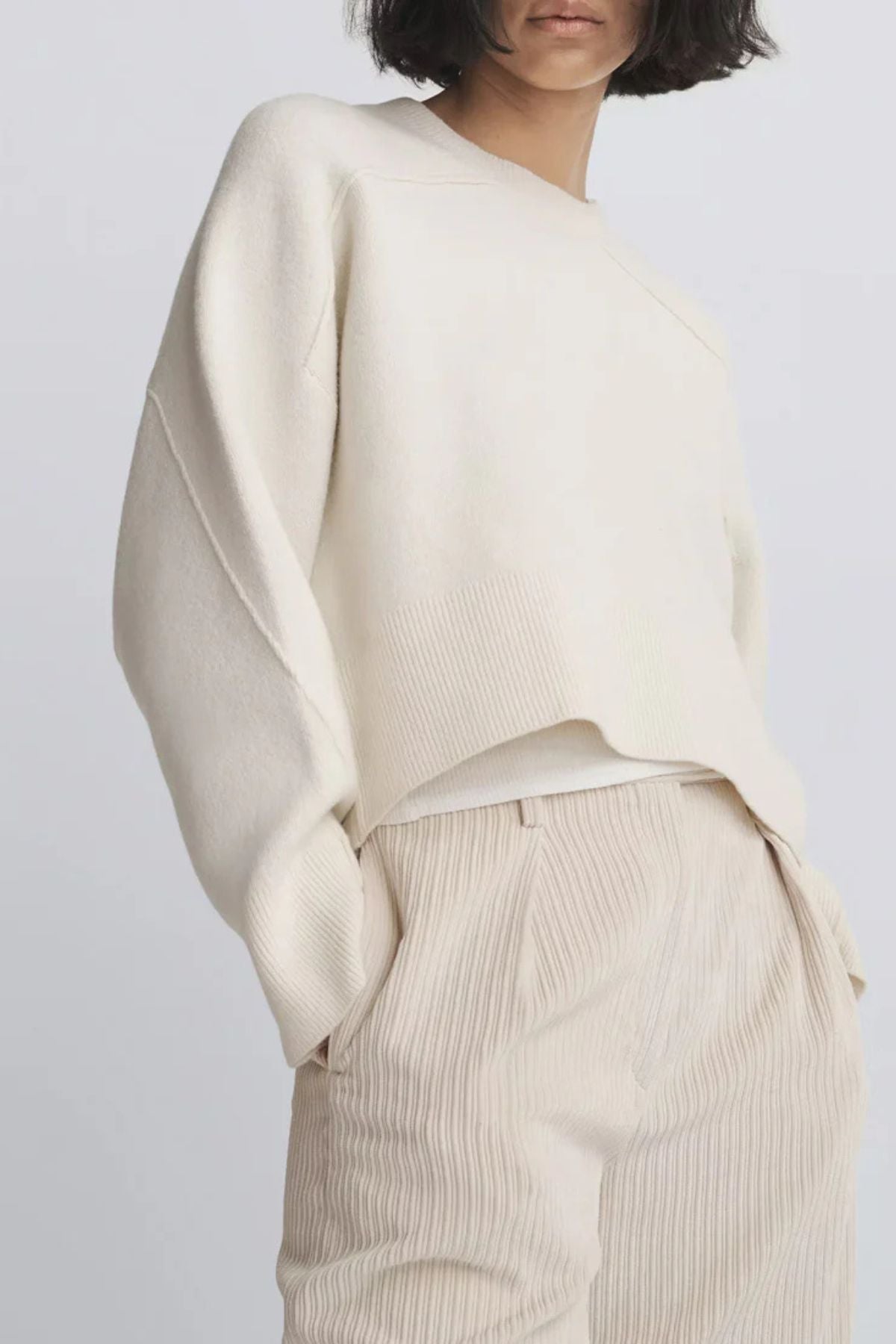 Rag & Bone Bennett Cord Pant - Ivory