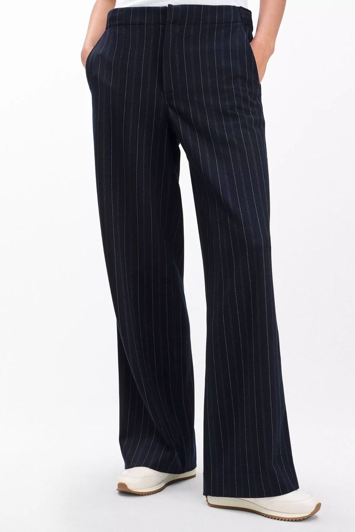 Rag & Bone Irina Ponte Tailored Pant - Navy Multi