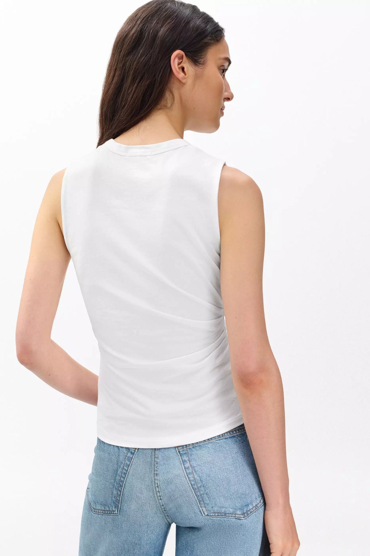 Rag & Bone Mica Wrap Tank - White