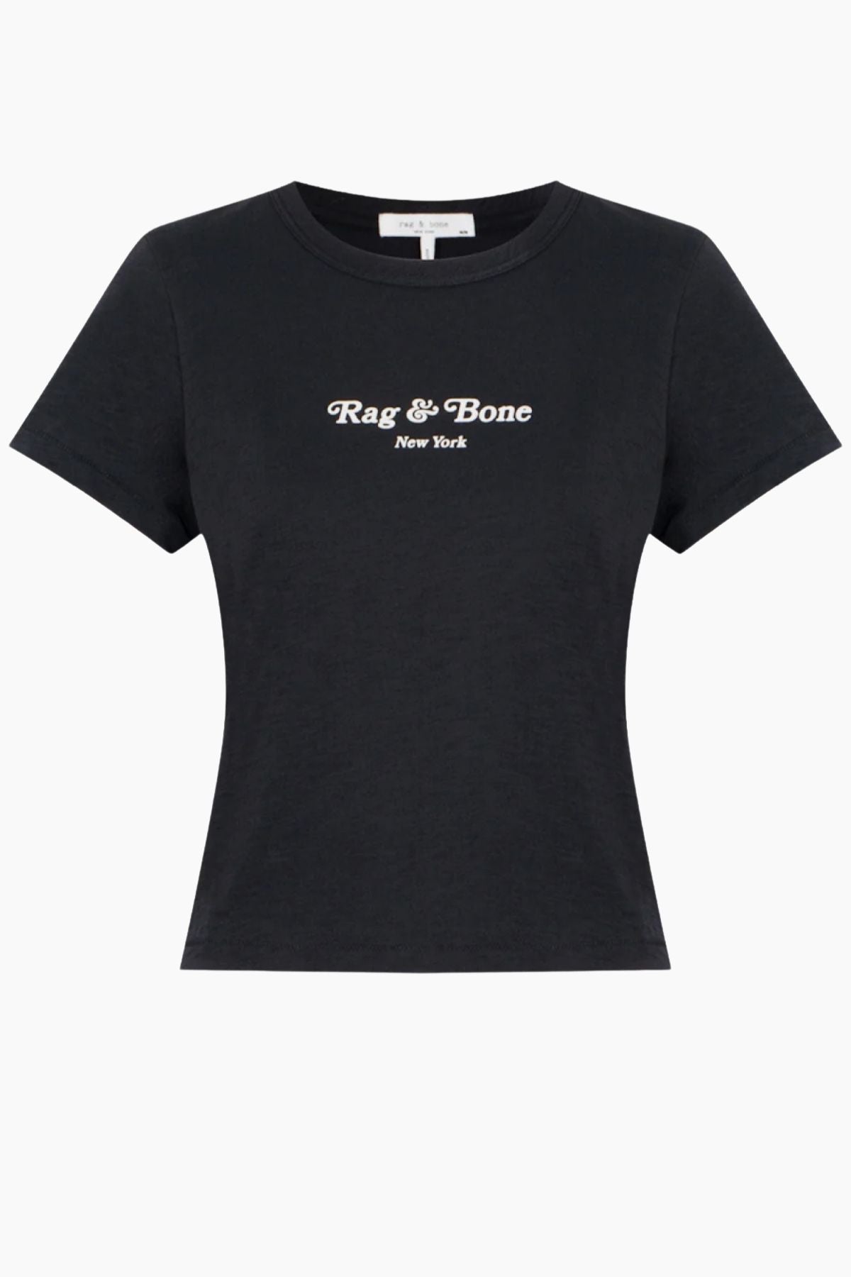 Rag Bone Mini Script T-Shirt Black Multi - Main Image