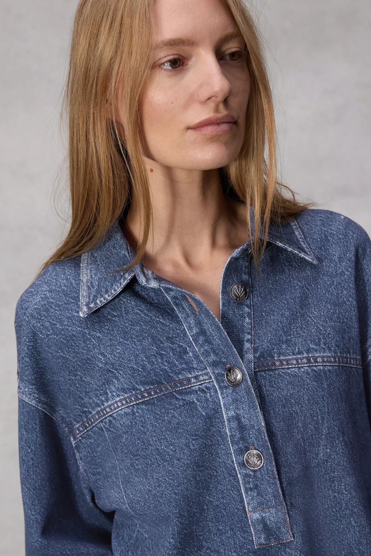 Rag & Bone Miramar Emily Popover - Penny Wash