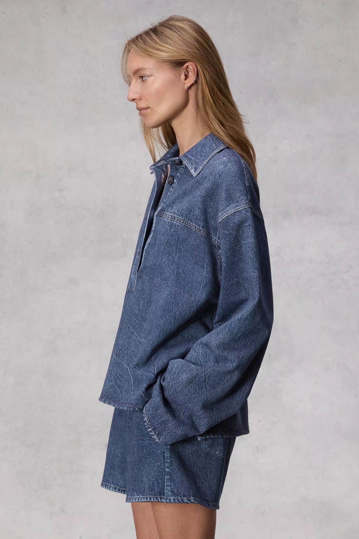 Rag & Bone Miramar Emily Popover - Penny Wash